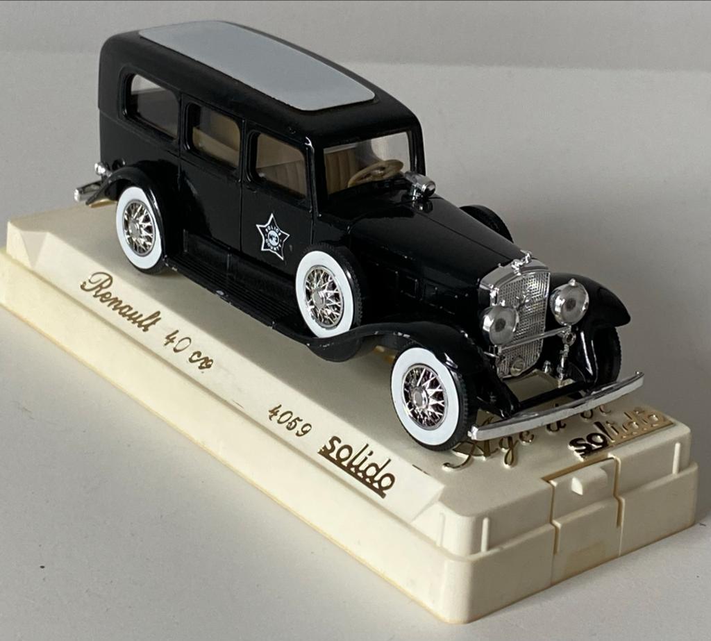 Solido Cadillac Age d'’or - Zwart Modelauto, Ophalen of Verzenden, Zo goed als nieuw, Auto, Solido