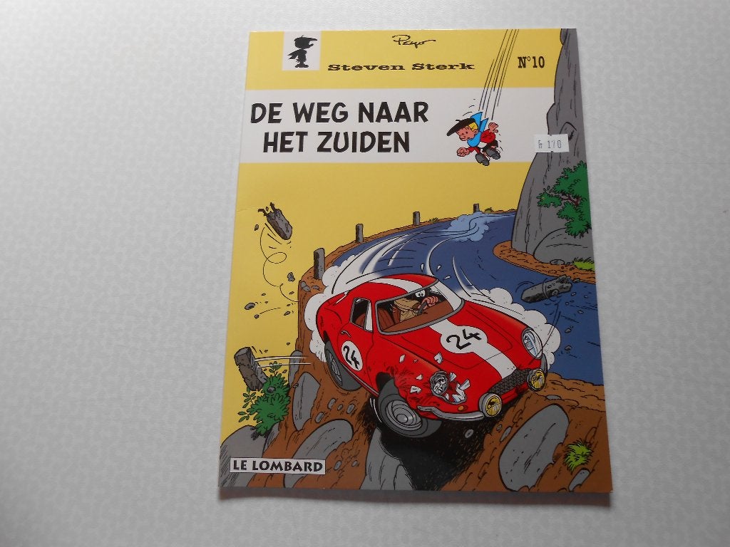 Steven sterk 10 De weg naar het zuiden 1997 1 ste druk., Peyo, Eén stripboek, Ophalen of Verzenden, Zo goed als nieuw