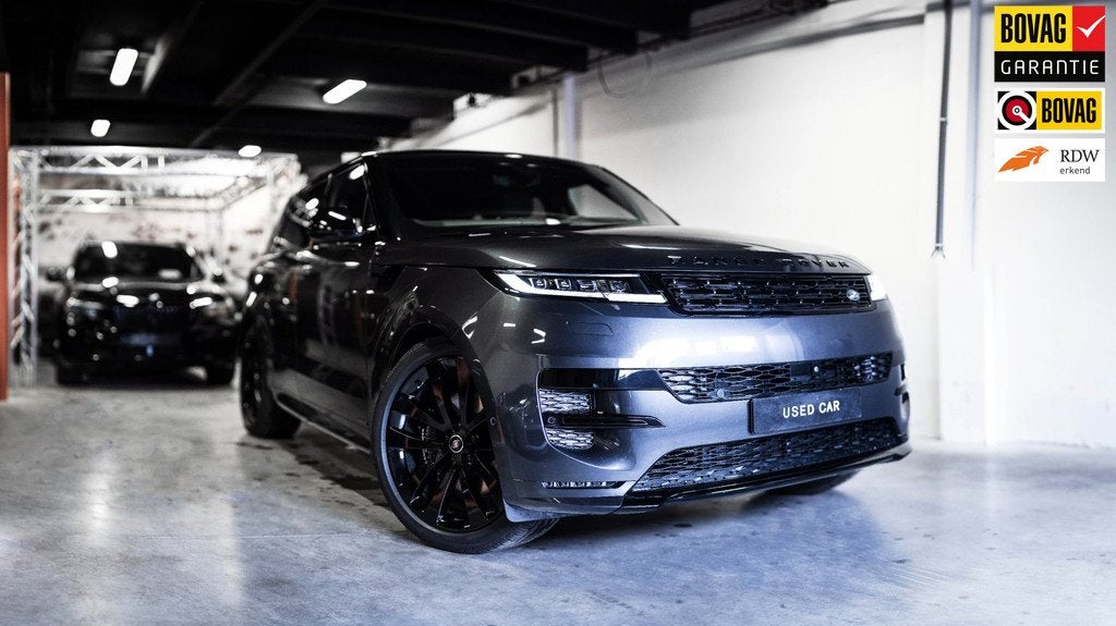 Land Rover Range Rover Sport 3.0 P550e Autobiography PHEV Bl, Gebruikt, Zwart, Met garantie (alle), 3000 kg