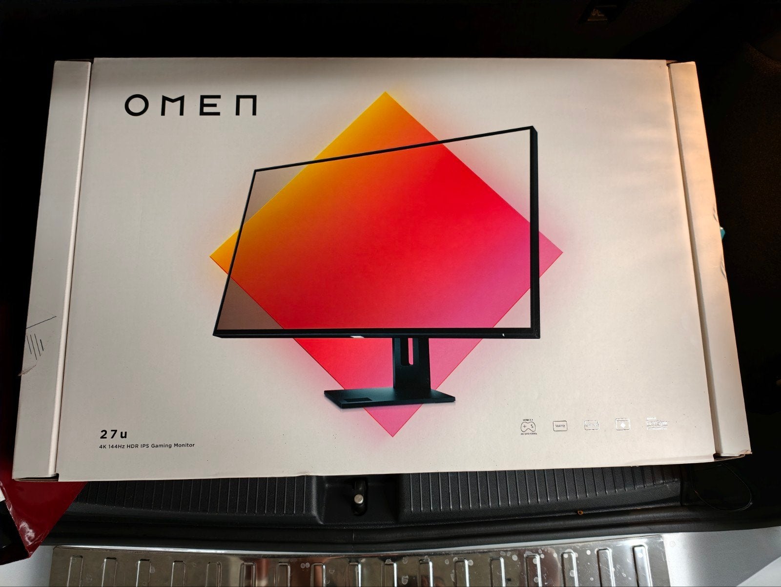 OMEN 27u 4K 144Hz IPS Gaming Monitor, Gaming, IPS, 101 t/m 150 Hz, OMEN