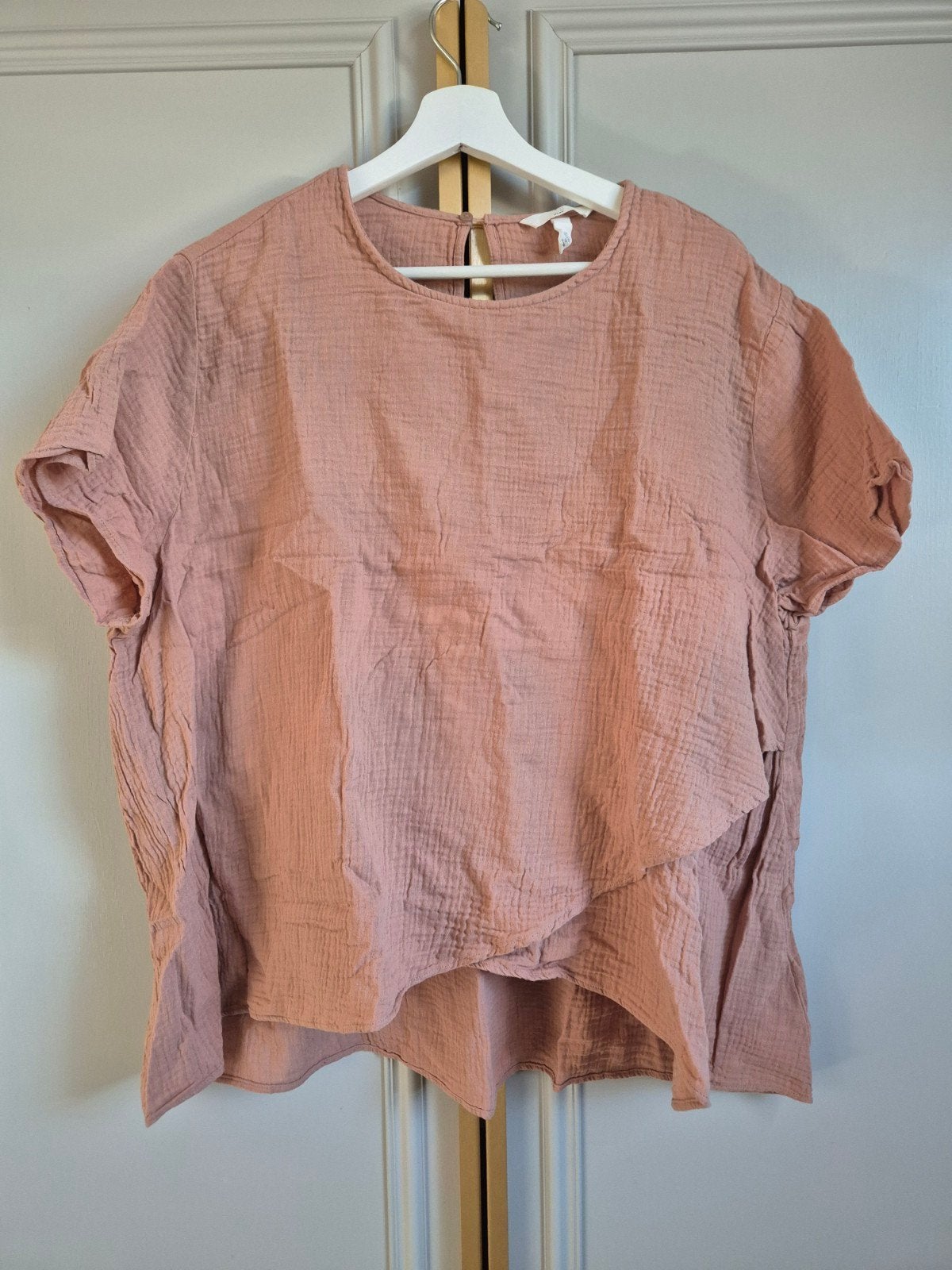 Zwangerschapstop maat XXL, Kleding | Dames, Positiekleding, H&M, Maat 46/48 (XL) of groter, Zo goed als nieuw, Roze