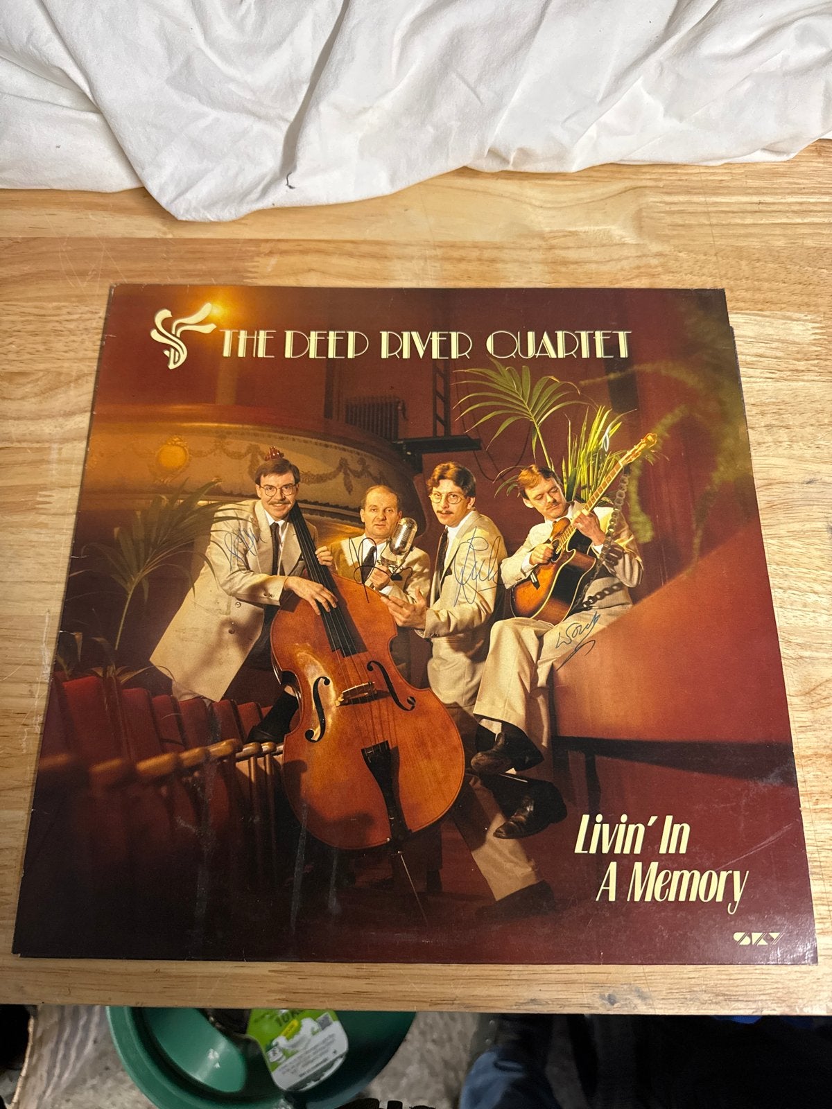 LP The Deep River Quartet - Livin' In A Memory Gesigneerd, Gesigneerd, Ophalen of Verzenden, LP