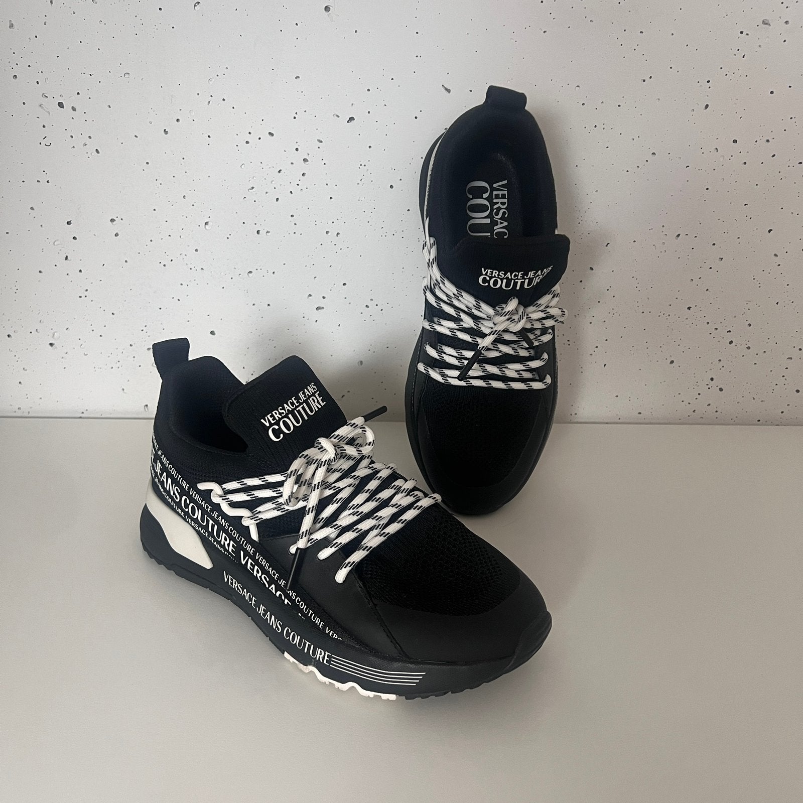 Versace Jeans Couture Fondo Dynamic sneakers, Ophalen of Verzenden, Zo goed als nieuw, Zwart, Sneakers of Gympen