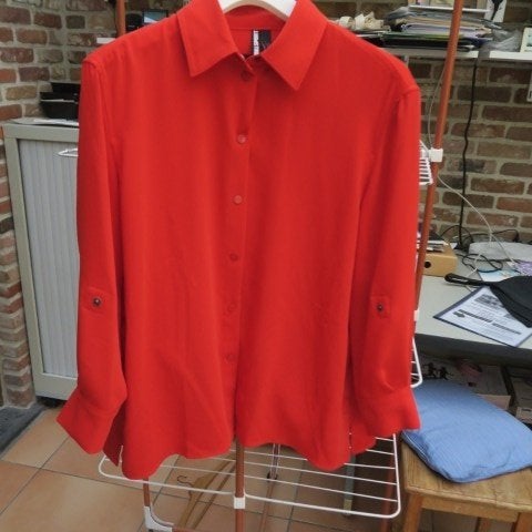 Oversized blouse nieuw rood Marcain sport mt 3, Marcain sport, Maat 42/44 (L), Nieuw, Ophalen of Verzenden