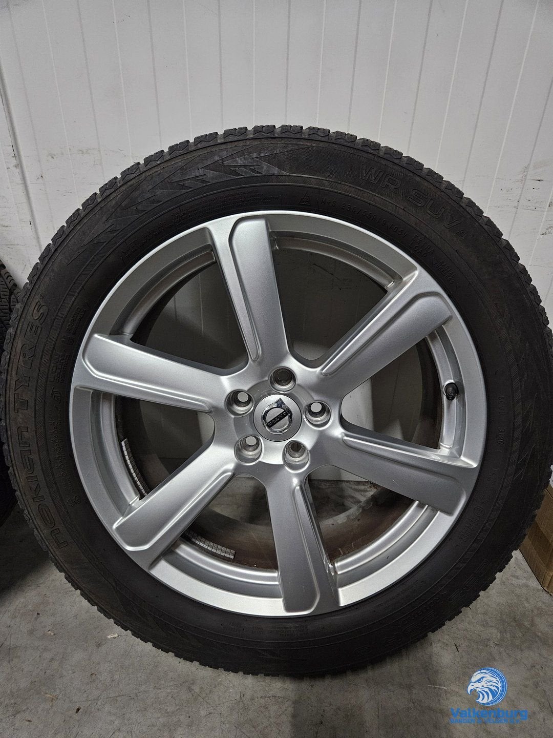 6-7mm! Originele Volvo XC90 XC60 XC40 Turbine Silver 19 inch, 19 inch, Gebruikt, -, -