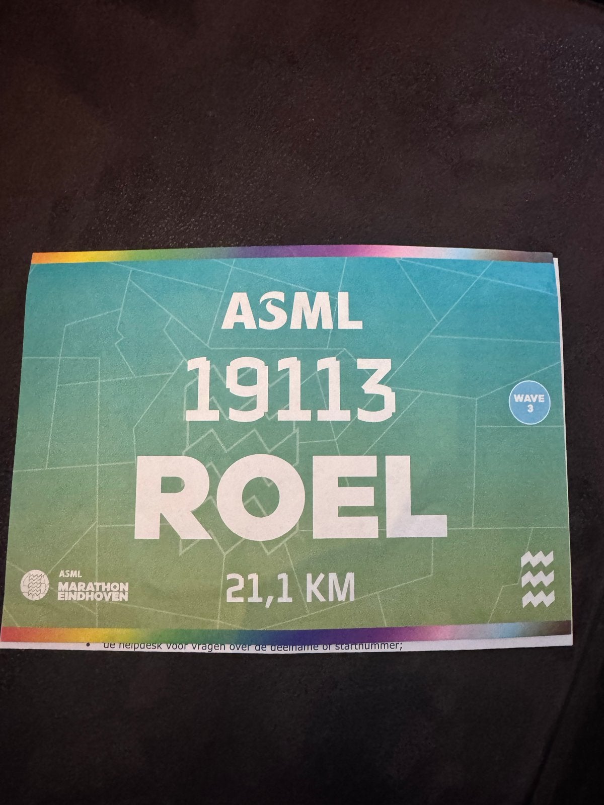 Halve marathon Eindhoven 2026, Eén persoon
