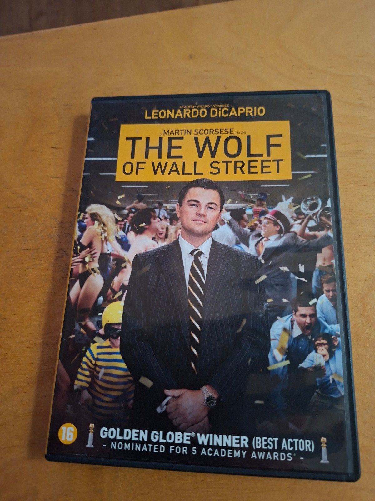 DVD The Wolf of Wall Street - Leonardo DiCaprio, Vanaf 16 jaar, Ophalen of Verzenden, Gebruikt, Overige genres