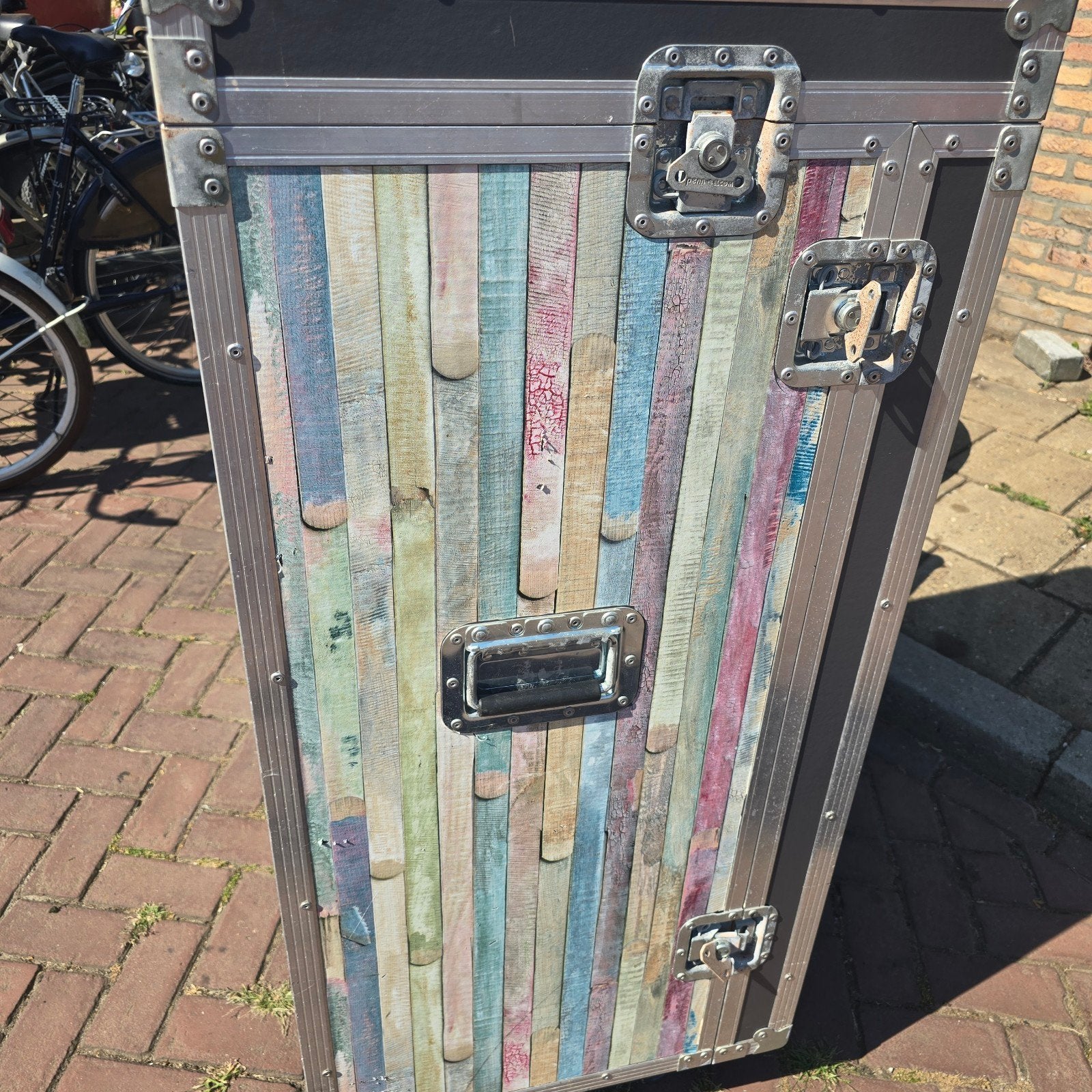 Op maat gemaakte Flightcase met heavy-duty zwenkwielen, Ophalen