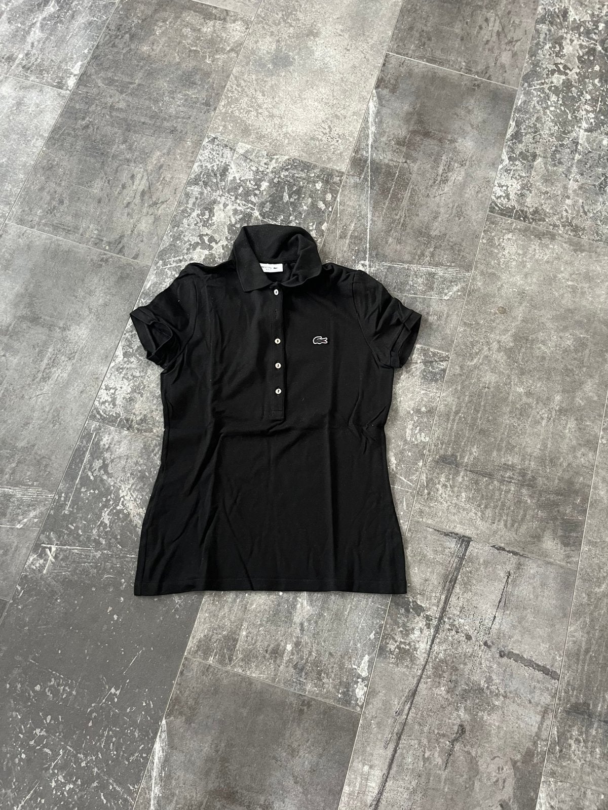 Lacoste t-shirt / polo, Kleding | Dames, Zwart, Ophalen of Verzenden, Korte mouw, Maat 36 (S)