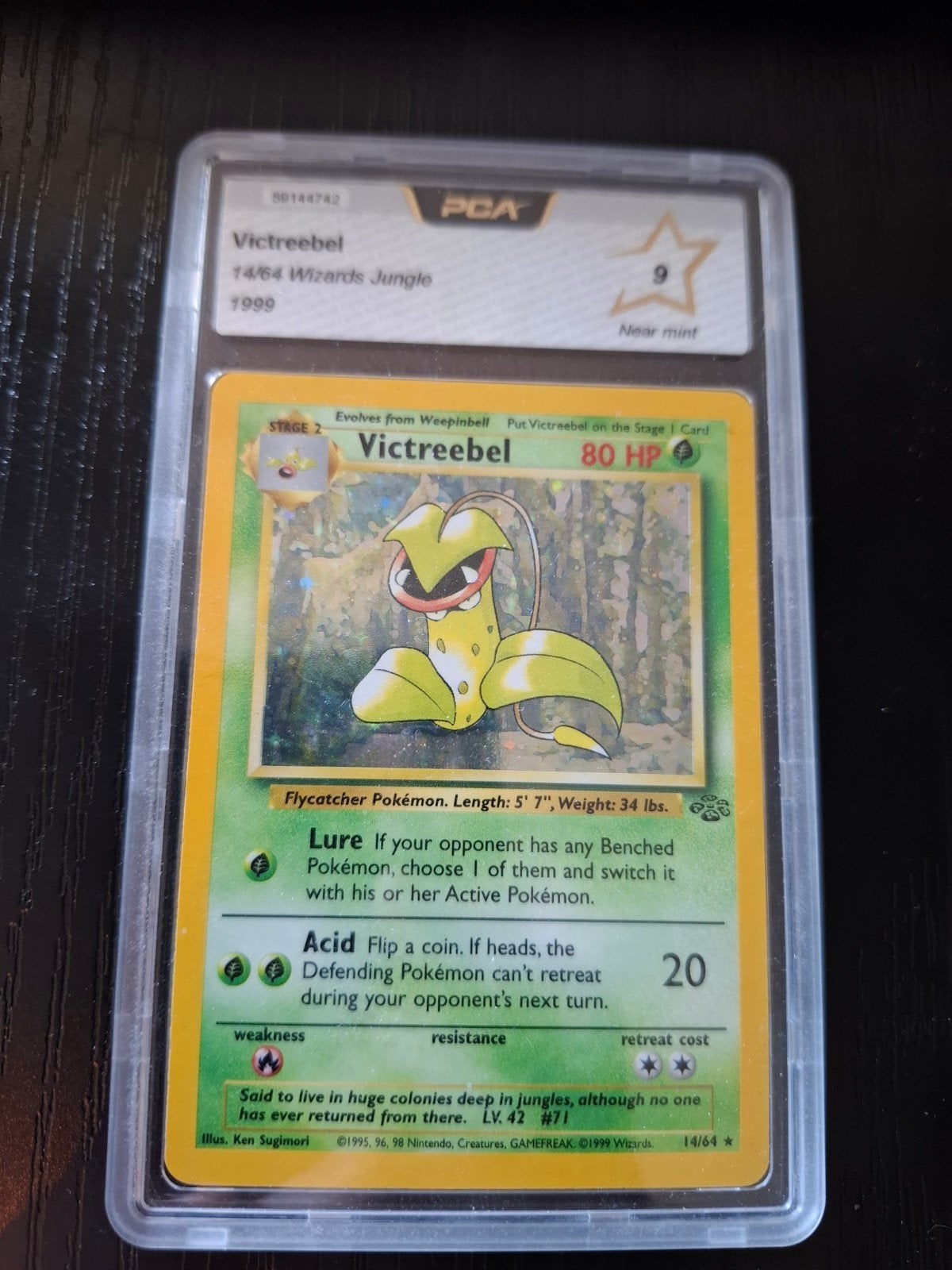 Pokemon TCG Victreebel Jungle Set (14/64) Near Mint Conditie, Hobby en Vrije tijd, Verzamelkaartspellen | Pokémon, Ophalen of Verzenden