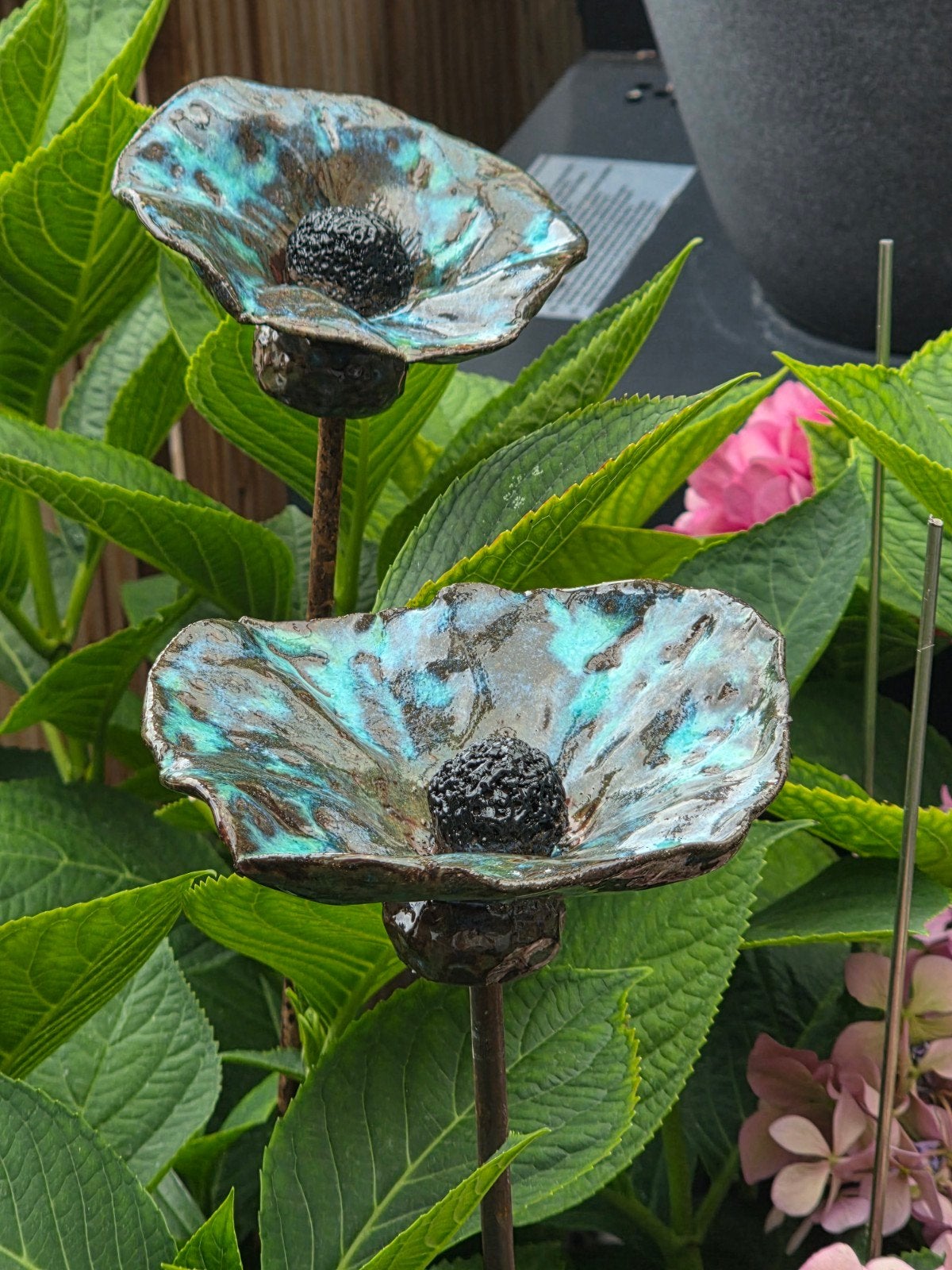 3 prachtig bloemen keramiek, Ophalen of Verzenden