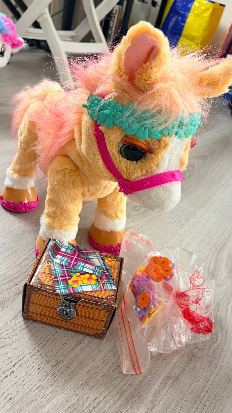 Compleet robot pony met accessoires, Ophalen of Verzenden, Zo goed als nieuw, Meisje
