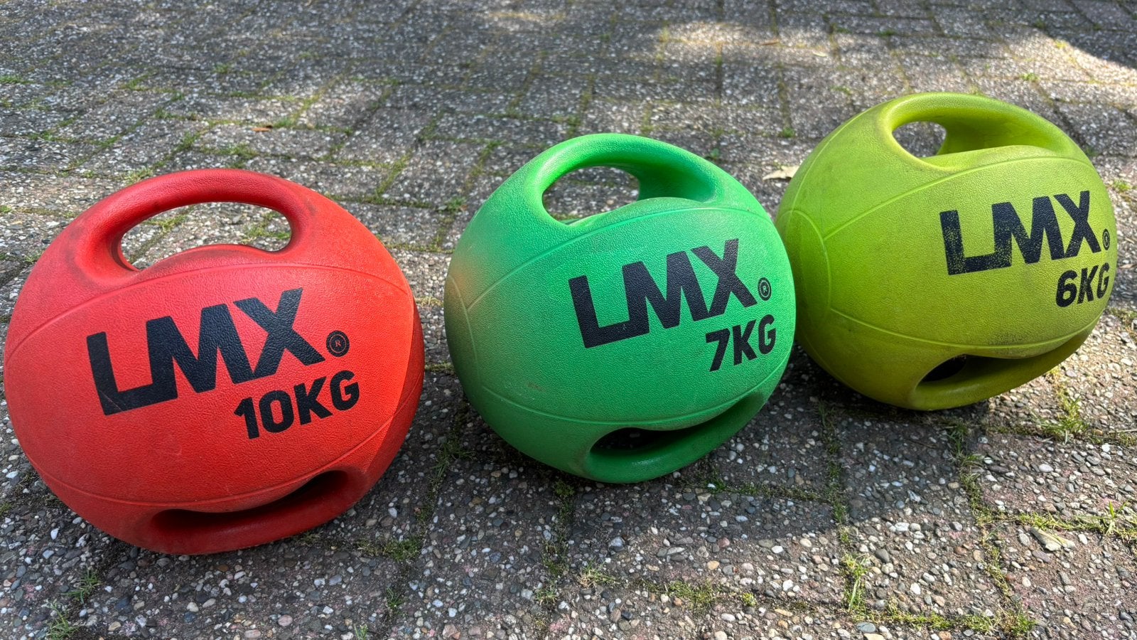 LMX weightballs te koop!, Ophalen, Zo goed als nieuw, Fitnessbal
