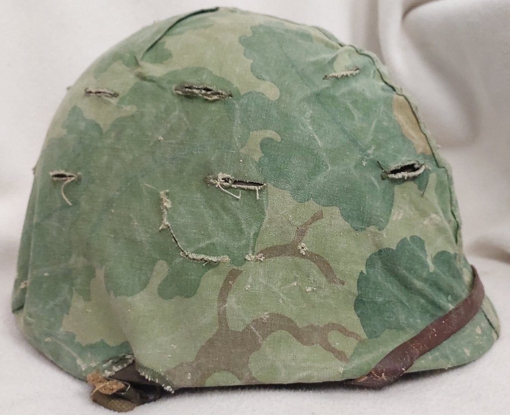 US M1 helm vietnam, Verzamelen, Ophalen of Verzenden, Landmacht, Amerika, Helm of Baret