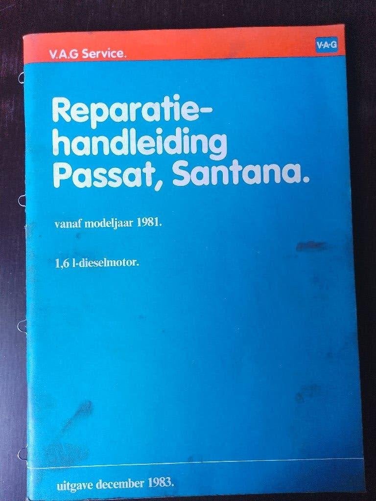 Vw Passat B2 Santana dealer werkplaatsboek dieselmotor + Td, Ophalen of Verzenden, Gelezen, Volkswagen