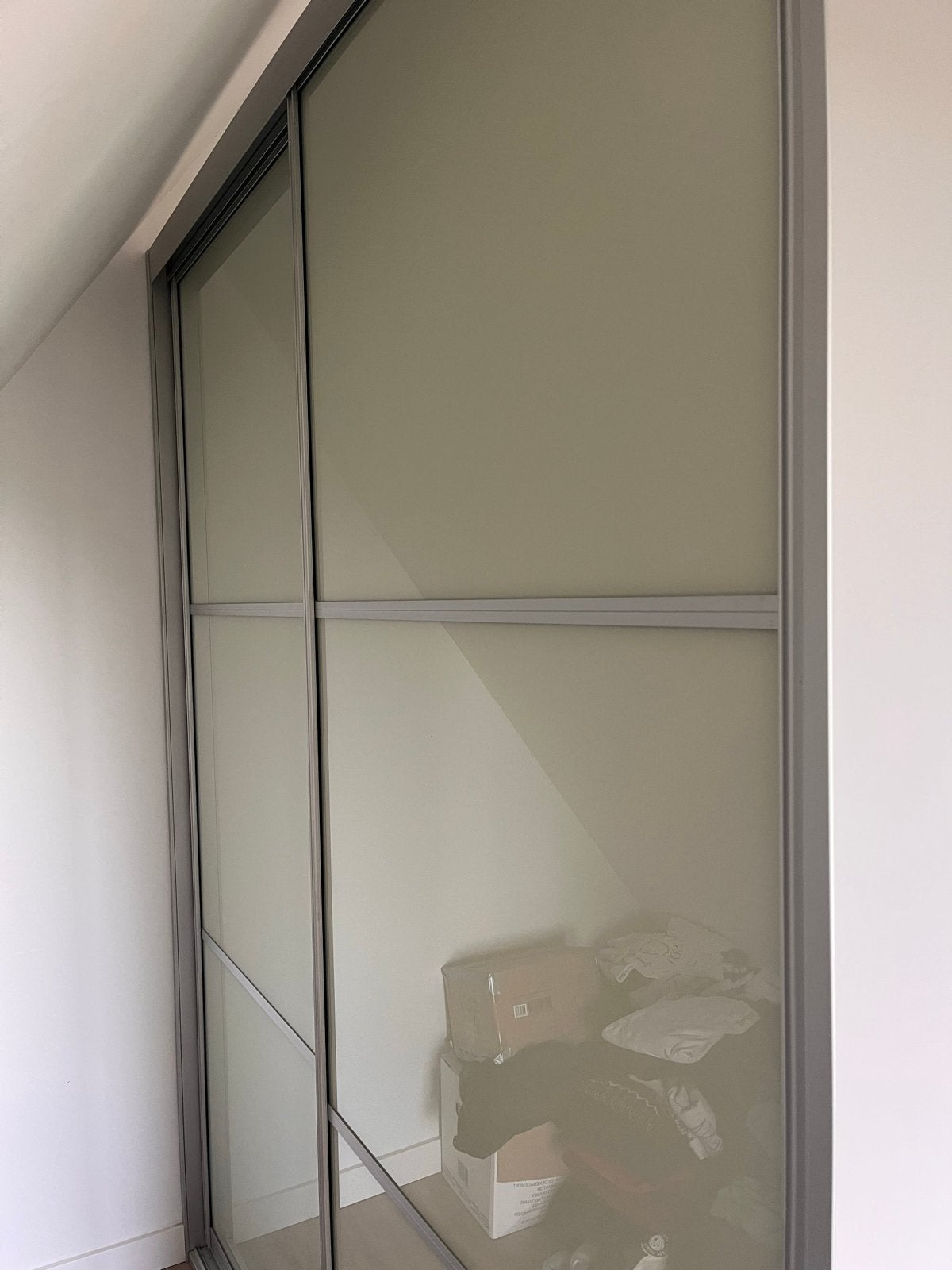 Svedex Kledingkast 200x250x67 met Melkglas Deuren, Ophalen, Gebruikt, 200 cm of meer, Glas