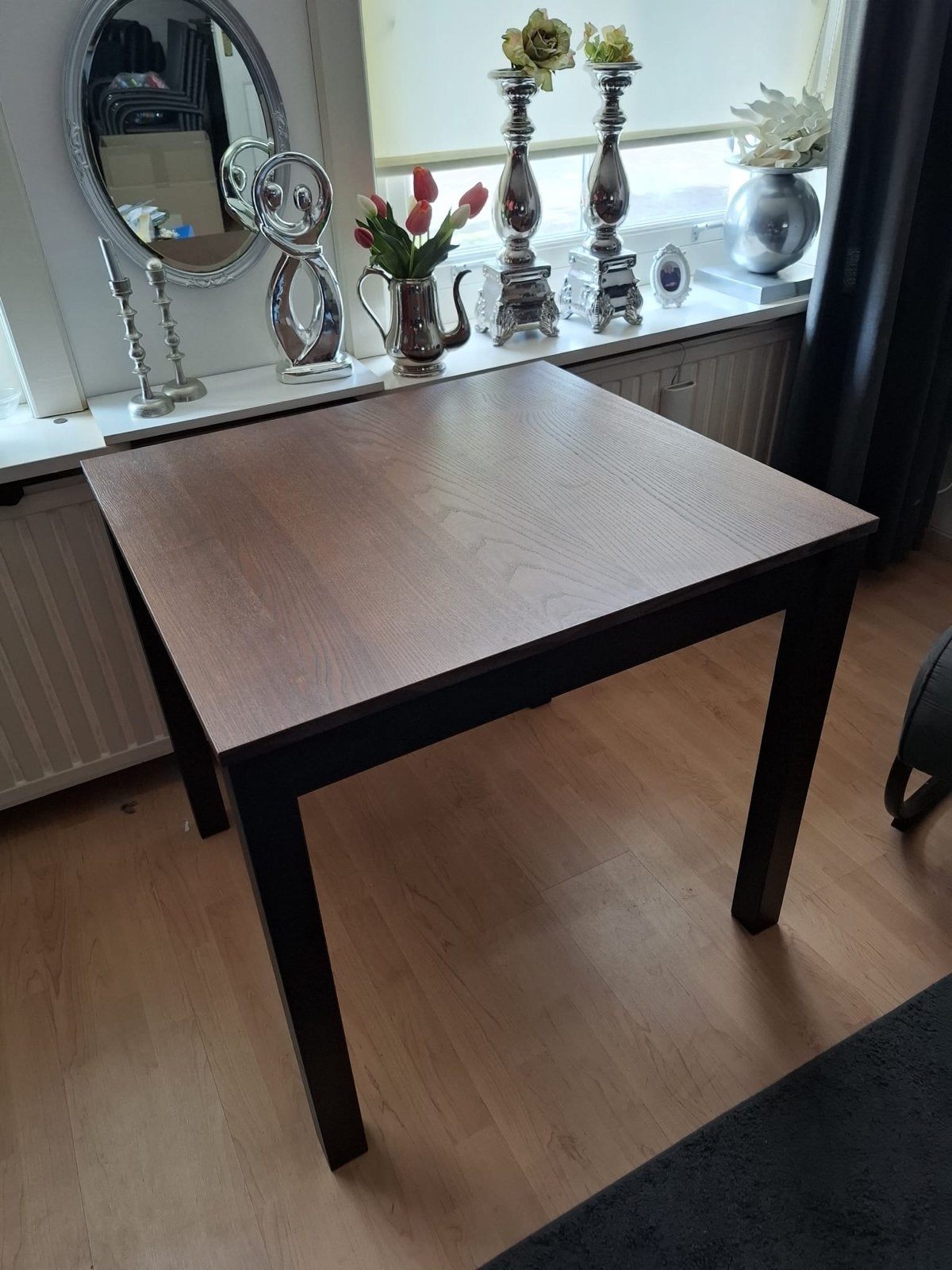 Eettafel, 80x74 cm, Huis en Inrichting, Tafels | Eettafels, Ophalen, Gebruikt, 100 tot 150 cm, Vierkant
