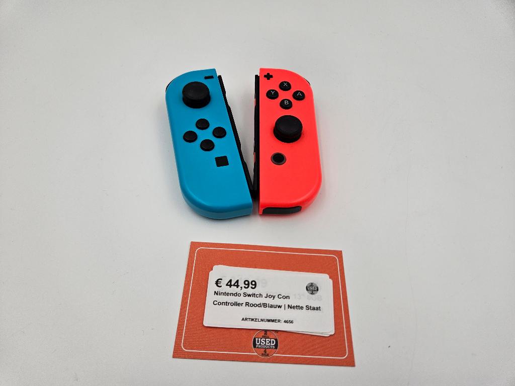 Nintendo Switch Joy Con Controller Rood/Blauw | Nette Staat, Ophalen of Verzenden, Zo goed als nieuw, Switch, Overige controllers