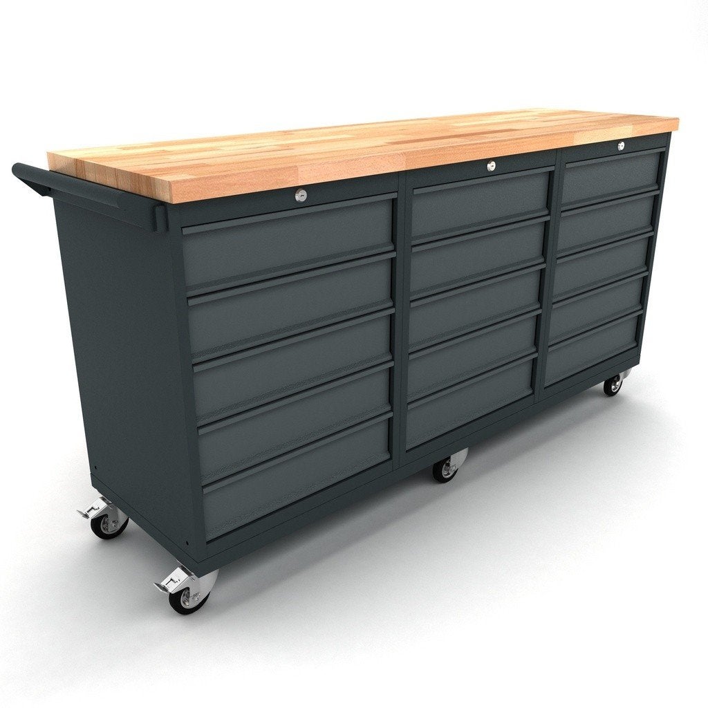 Verrijdbare werkbank 3x 5 laden kast, Auto diversen, Verzenden