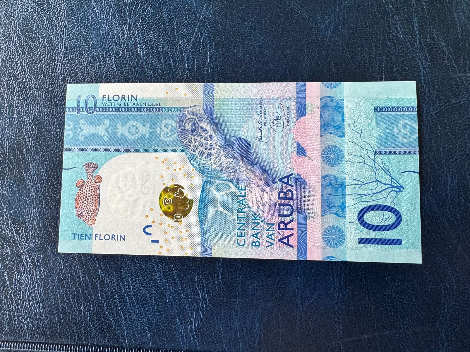 Aruba 10 Florin 2019 UNC, Ophalen of Verzenden, Overige landen, Los biljet