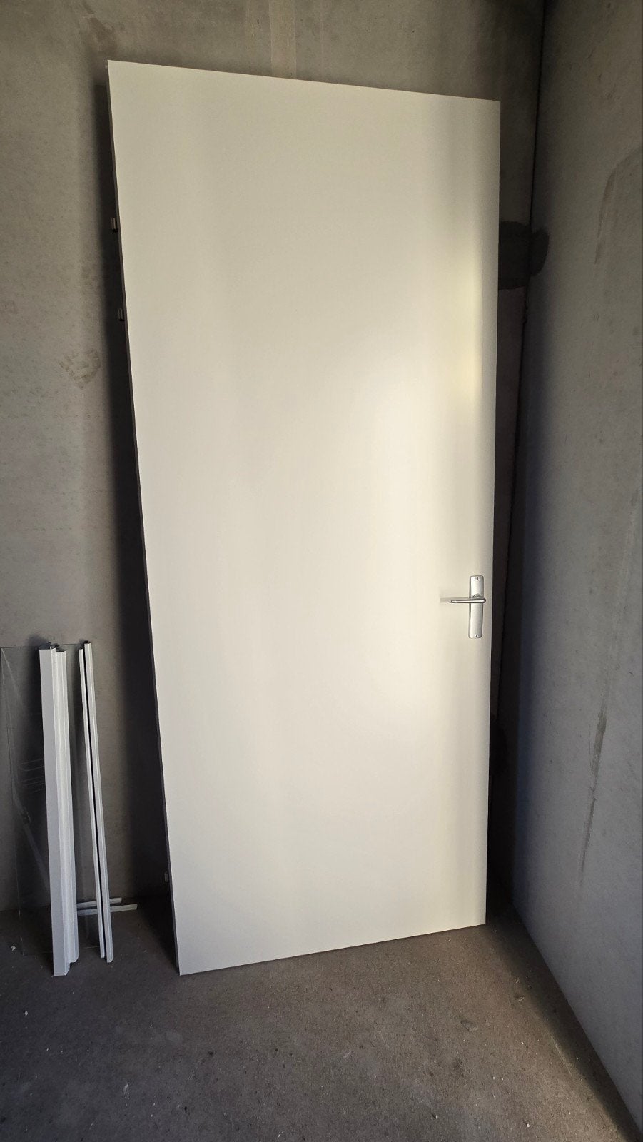 Nieuwe Berkvens 900 witte opdek binnendeur met klink, Ophalen, 80 tot 100 cm, Binnendeur, Zo goed als nieuw