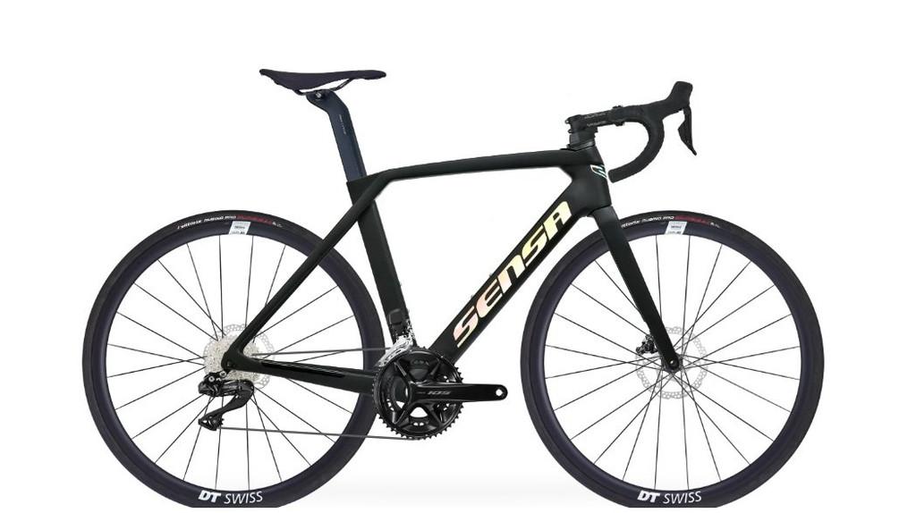 Sensa Giulia Evo Int. Matt Black + Holo 105 Di2 Zwart 55cm 2, Overige merken, -, - 0
-, NL, Nieuw