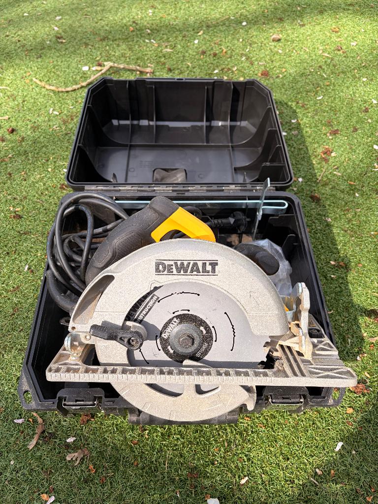 DeWalt DWE576K-QS 1600W circular, Ophalen, Gebruikt, Cirkelzaag, DeWalt