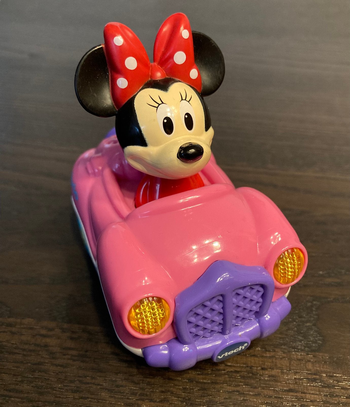 VTech Toet Toet auto Minnie Mouse, Ophalen of Verzenden, Mickey Mouse, Gebruikt, Beeldje of Figuurtje