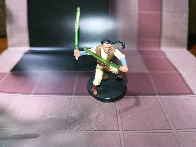 Asharad Hett Star Wars miniatuur WotC figure, Ophalen of Verzenden, Gebruikt, Actiefiguurtje