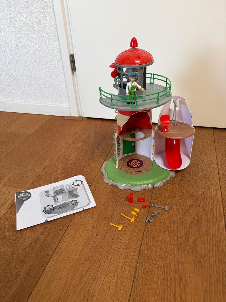 Brandweerman Sam Vuurtoren speelset COMPLEET!!, Kinderen en Baby's, Speelgoed | Actiefiguren, Ophalen of Verzenden, Gebruikt
