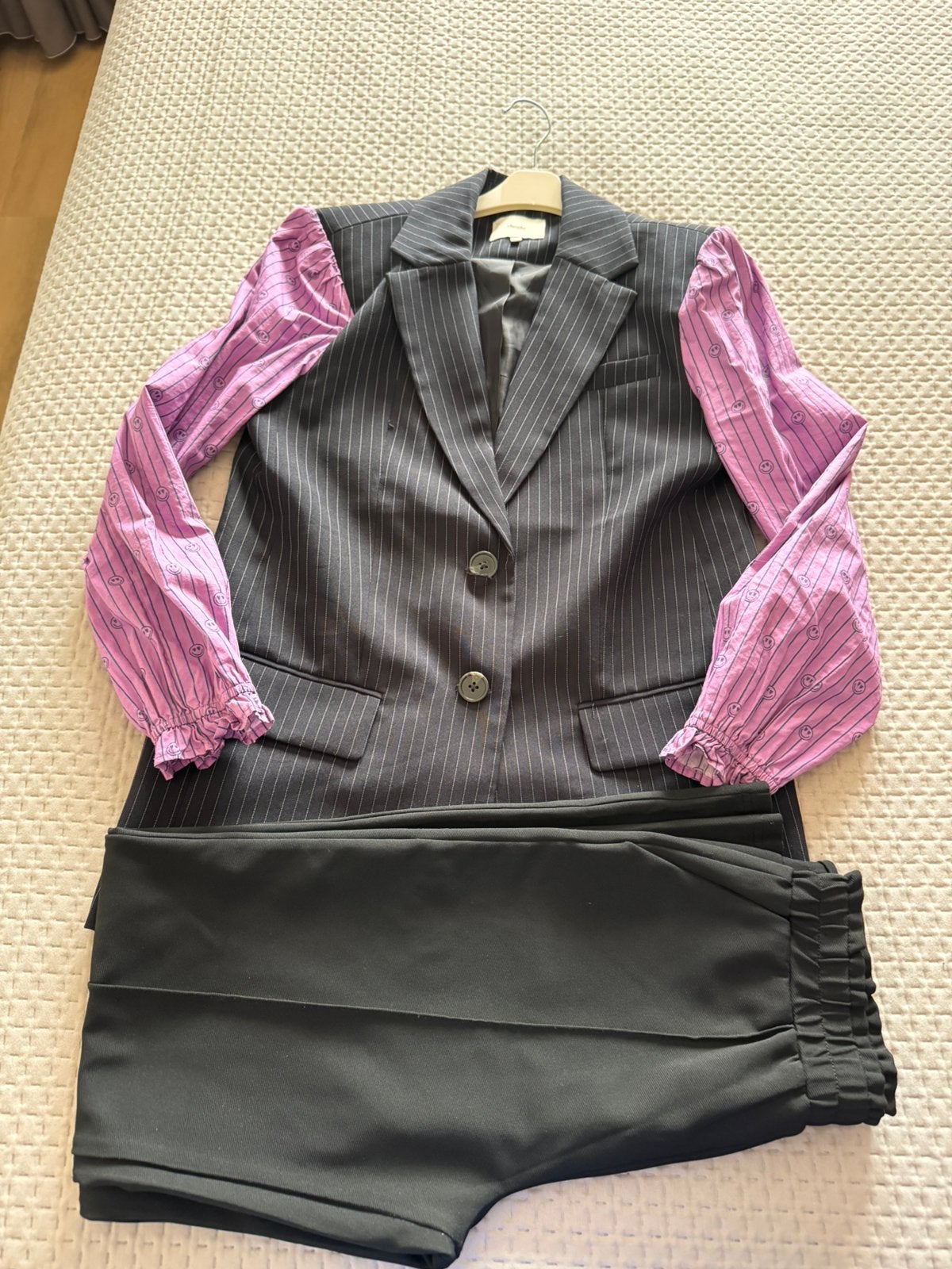 Colbert met broek, Kinderen en Baby's, Kinderkleding | Maat 146, Ophalen, Gebruikt, Meisje, Setje
