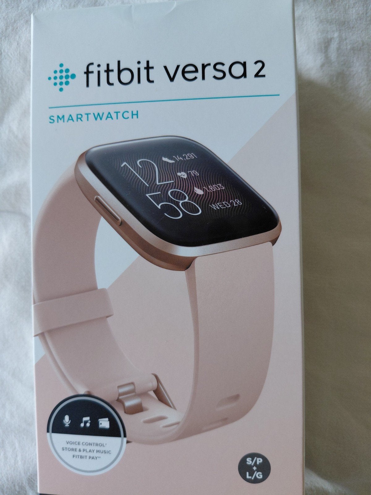 Fitbit Versa 2 Smartwatch - Nieuw in doos, Nieuw, Ophalen of Verzenden, Fitbit, Stappen