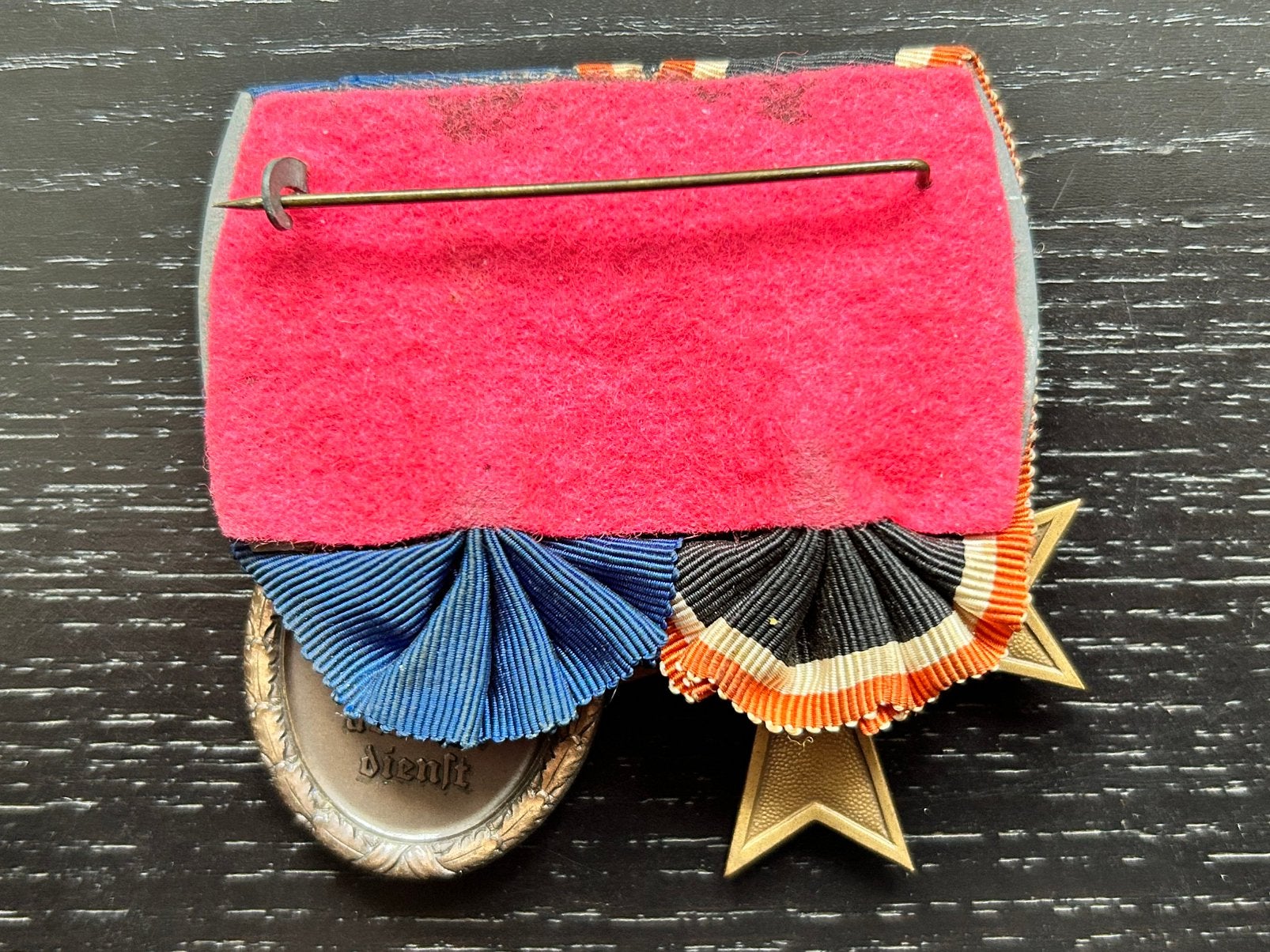 WW2 Duitse Ordenspange KVK2 & RAD t.d. Medaille, Verzamelen, Ophalen of Verzenden, Overige soorten, Duitsland, Lintje, Medaille of Wings