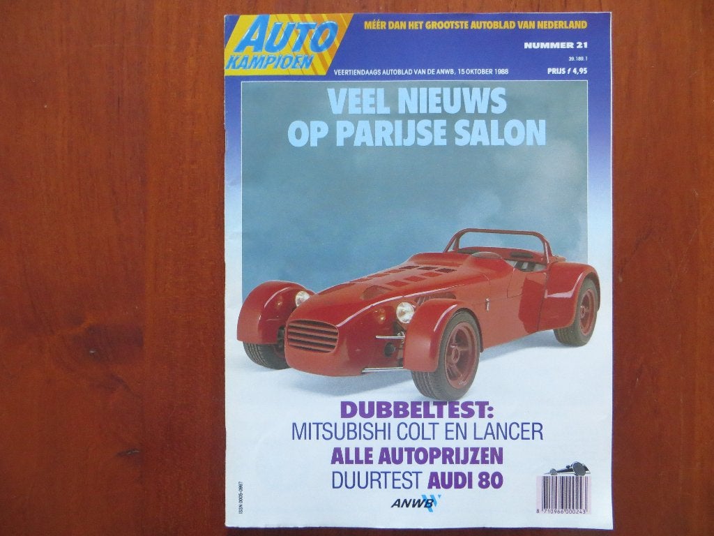 Autokampioen 21 1988 Mitsubishi Colt, Lancer, Salon Parijs, Boeken, Ophalen of Verzenden, Nieuw, Mitsubishi
