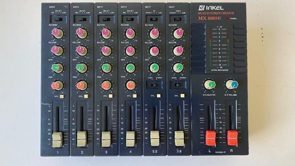 inkel mx 880 E, Ophalen, Gebruikt, 5 tot 10 kanalen, Microfooningang