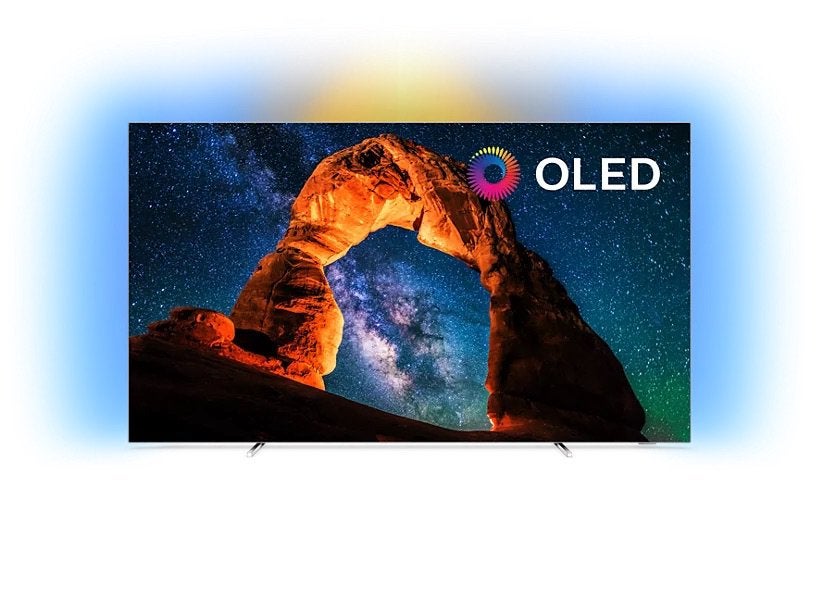 Philips 55OLED803 4K UHD OLED Android TV, 3-zijdig Ambilight, Ophalen, Philips, OLED, Zo goed als nieuw