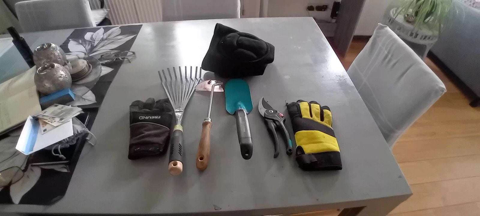 Tuin gereedschap set met handschoenen, Ophalen, Gebruikt, Overige soorten