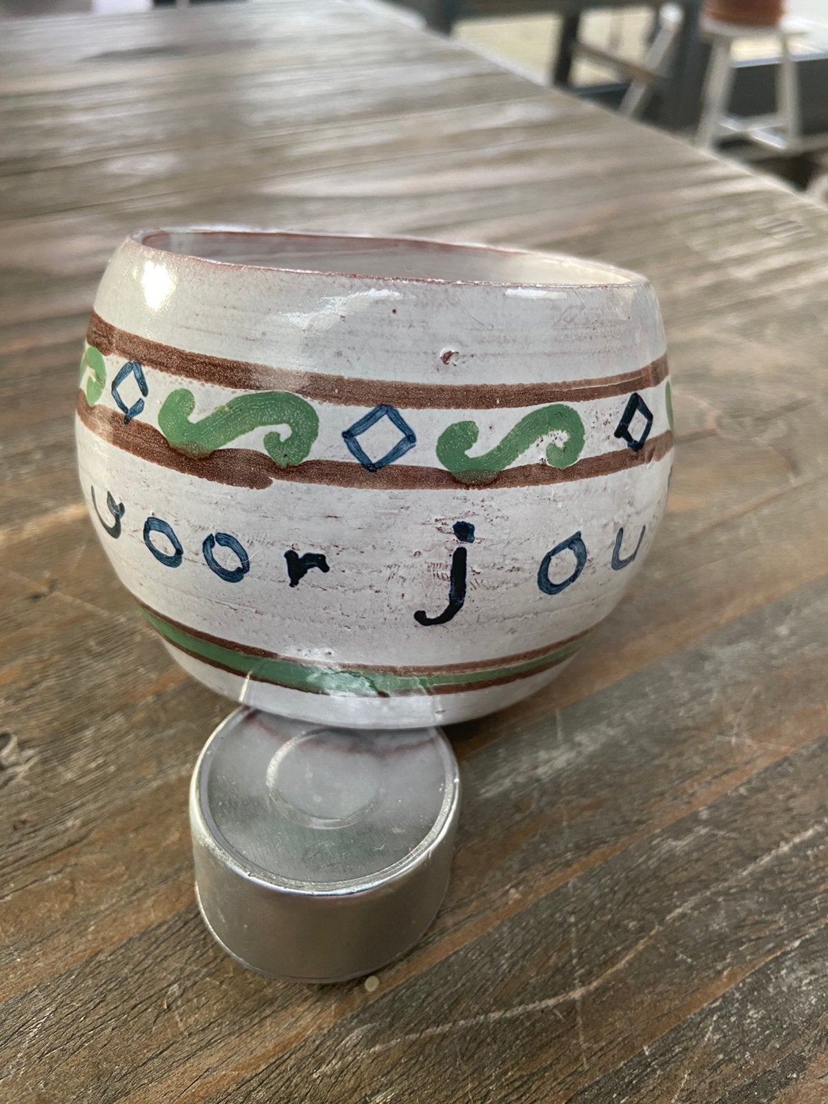 Heel leuk vintage keramieken potje ! Voor jou !, Antiek en Kunst, Ophalen of Verzenden