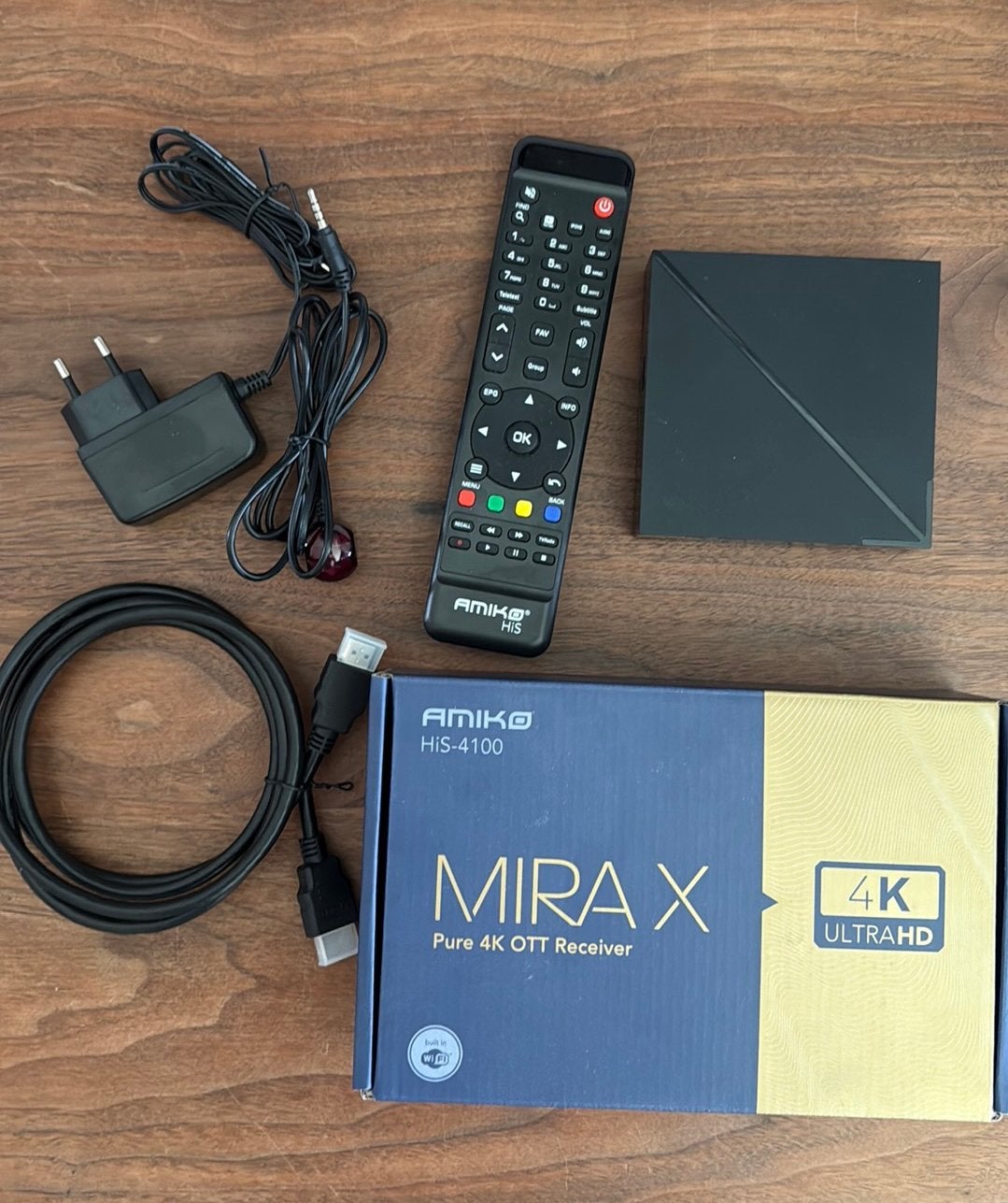 Amiko Mira X HIS-4100 Linux iptv ontvanger, Ophalen, Zo goed als nieuw