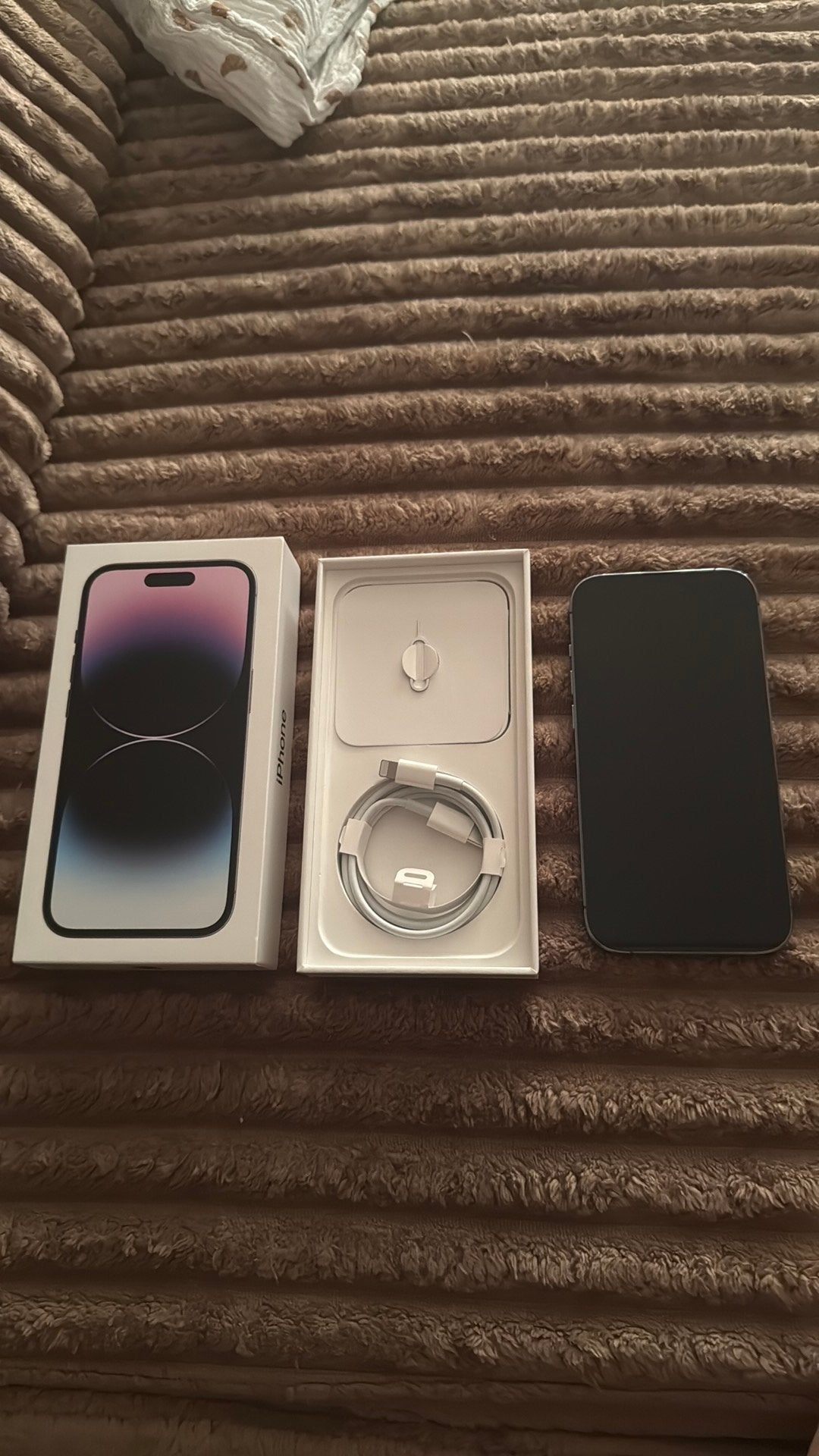 Iphone 14 pro 128 gb paars, Ophalen, 86 %, Paars, Zo goed als nieuw