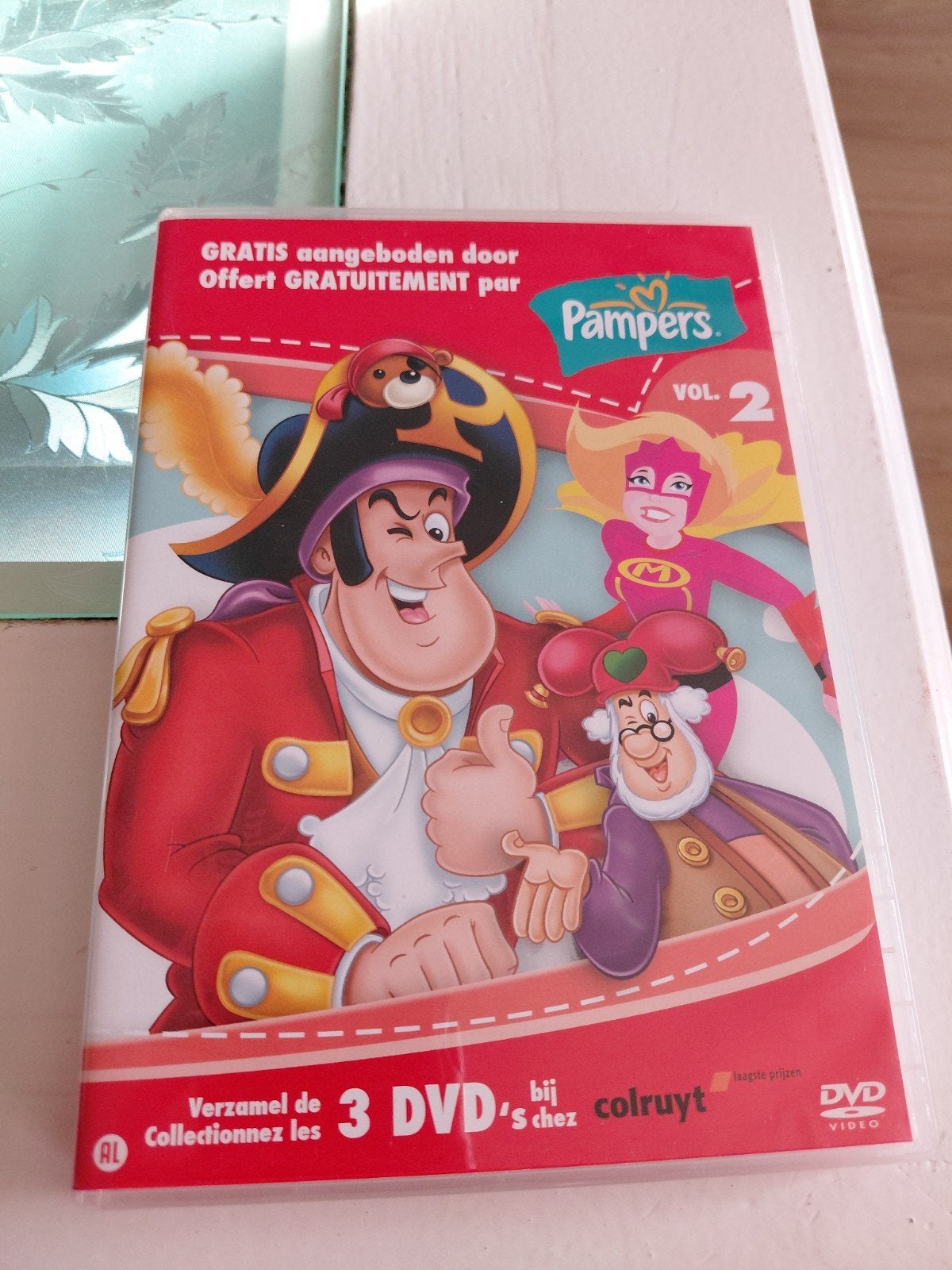Studio 100 dvd 2 Plop, Piet Piraat, Mega Mindy. Pampers 2., Gebruikt, Verzamelbox, Alle leeftijden, Ophalen of Verzenden