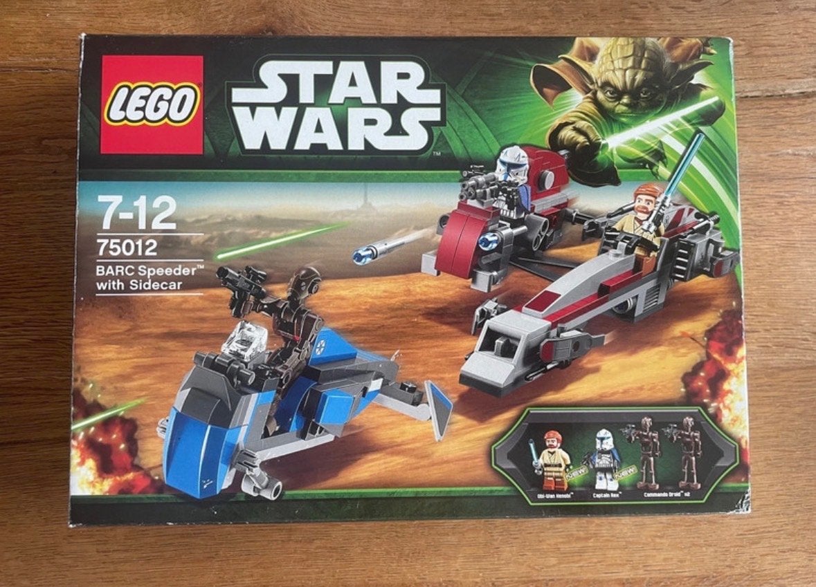 75012 LEGO Star Wars The Clone Wars BARC Speeder, Kinderen en Baby's, Lego, Ophalen of Verzenden, Zo goed als nieuw, Compleet