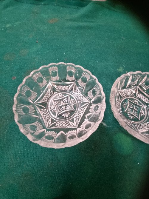schaaltjes antiek kristal 2 maten, Ophalen of Verzenden, 'T Olde Gre-j, Info@toldegrej.nl, Endepoelstraat 20f Didam