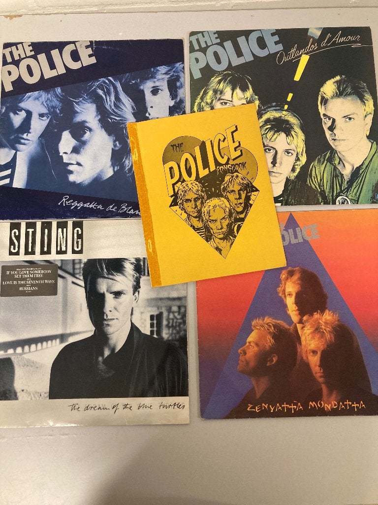 4 LP van Sting en The Police, LP, Gebruikt, Pop, Ophalen of Verzenden