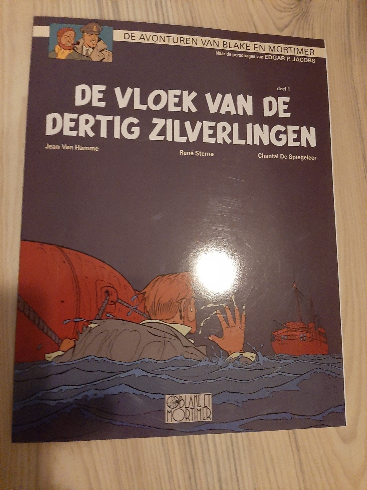 Blake en Mortimer - De Vloek van de Dertig Zilverlingen, Eén stripboek, Ophalen of Verzenden, Zo goed als nieuw, Jean Van Hamme