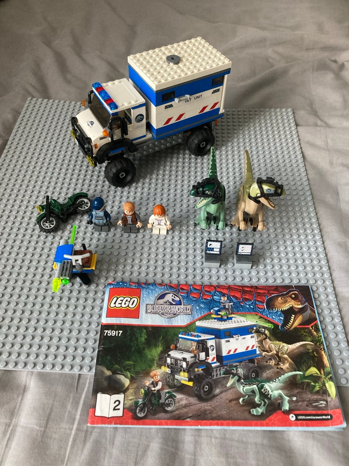 LEGO Jurassic World 75917 Raptor Rampage, Ophalen of Verzenden, Gebruikt