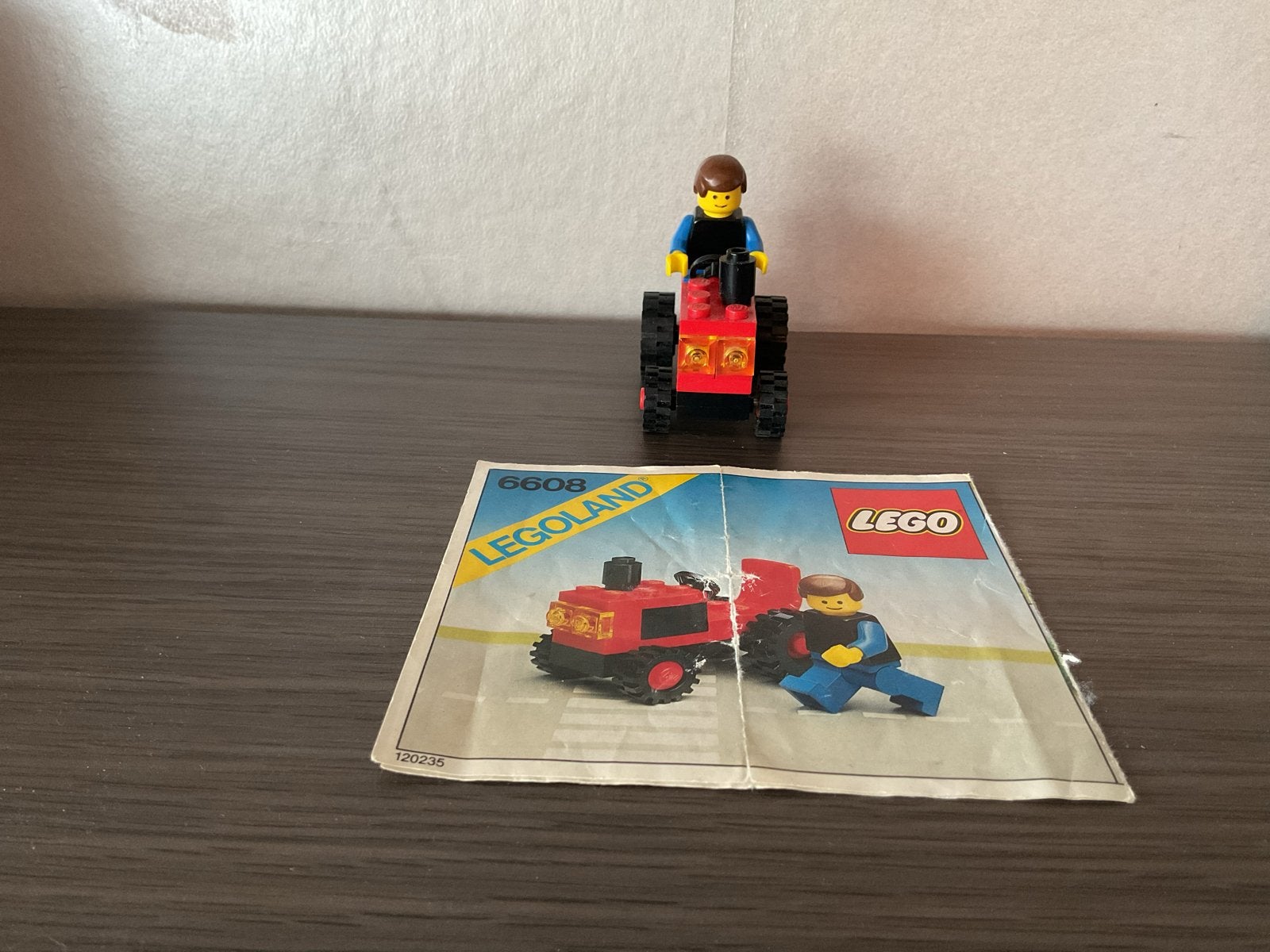 LEGO Legoland 6608 Tractor met Minifiguur en Instructies, Ophalen, Gebruikt, Lego, LEGOLAND