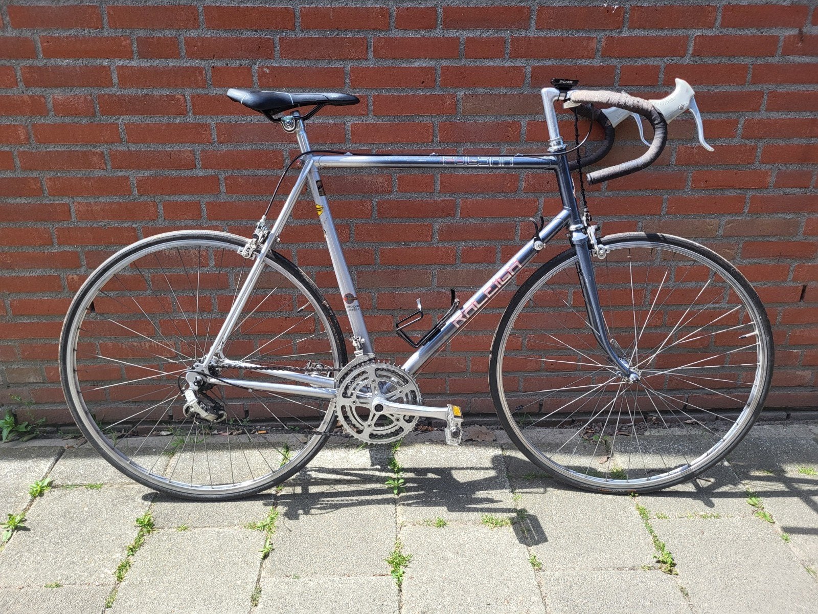 Raleigh Pulsar racefiets vintage, Fietsen en Brommers, Gebruikt, 10 tot 15 versnellingen, 57 tot 61 cm, Ophalen