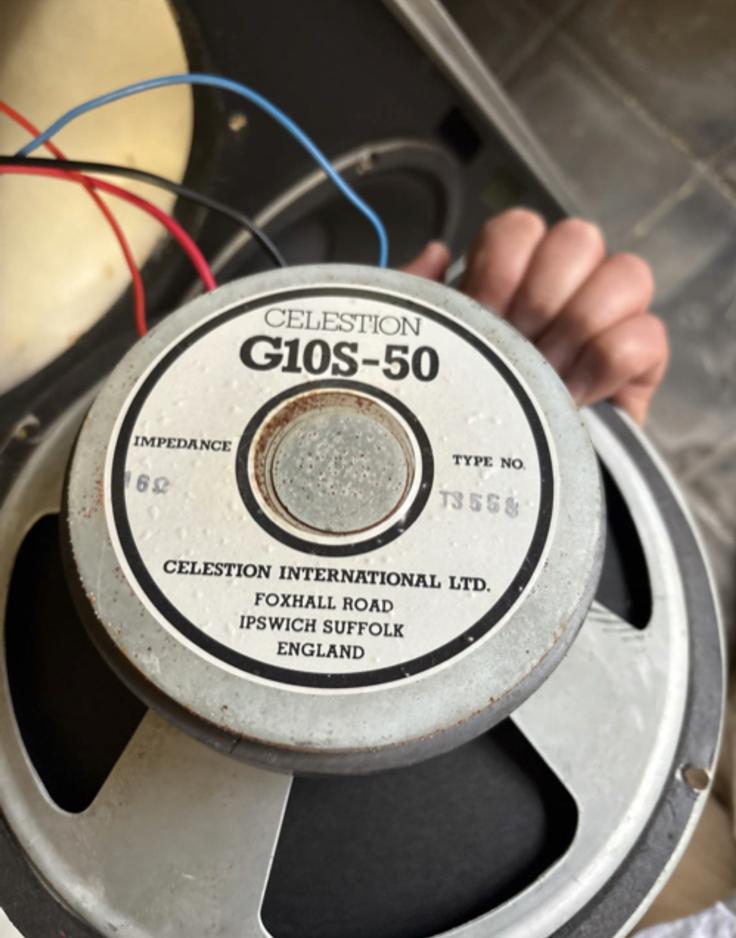 4 Celestion G10S‑50 – 16Ω – Vintage UK, Ophalen, Minder dan 60 watt, Front, Rear of Stereo speakers, Overige merken