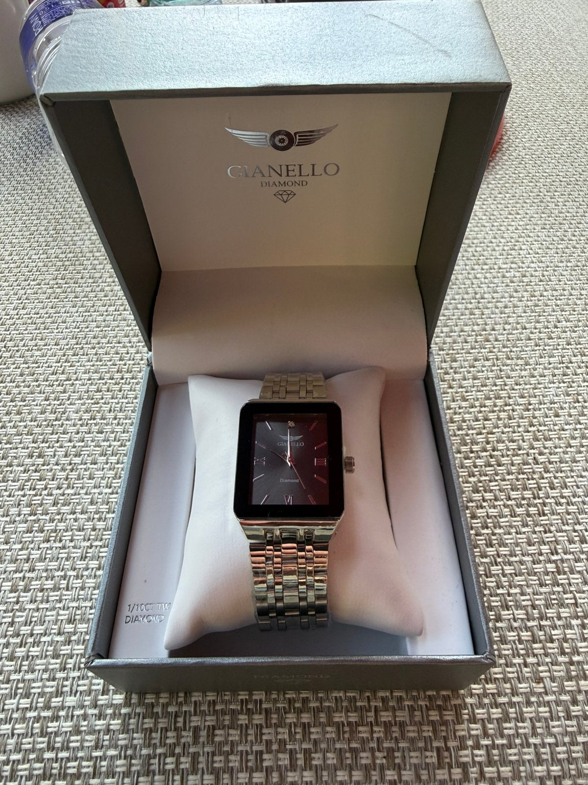 Gianello diamond horloge NIEUW, Overige merken, Staal, Polshorloge, Nieuw